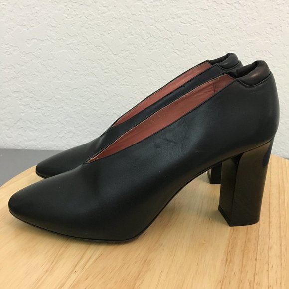 Acne Studios Aja Black Leather Heels - Picture 3 of 16